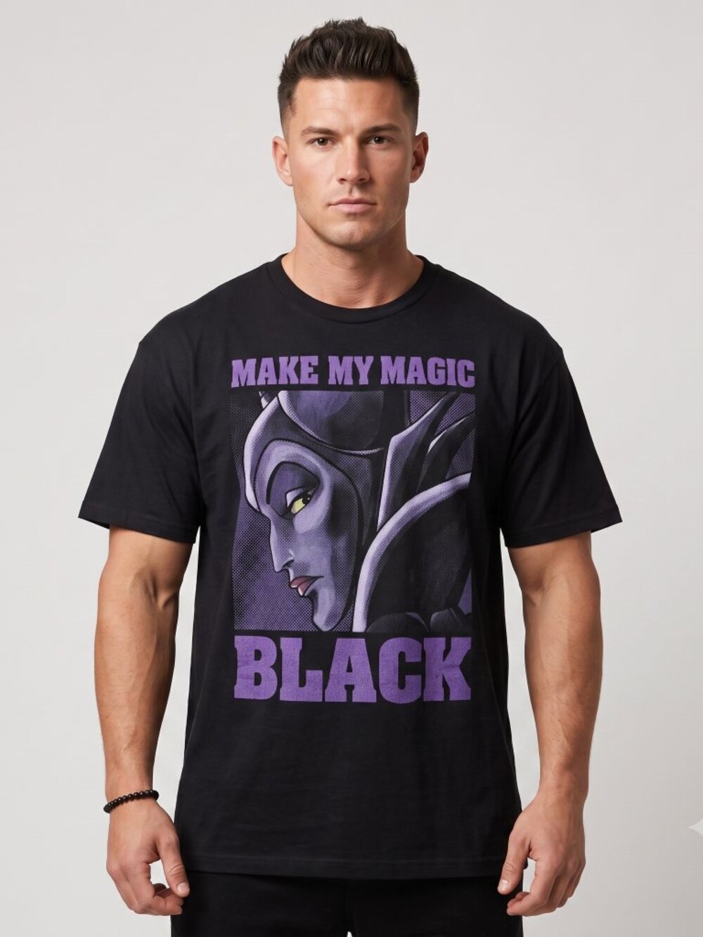 NWOT | Disney Maleficent "Make My Magic Black" T-Shirt | Hanes Beefy-T | Large